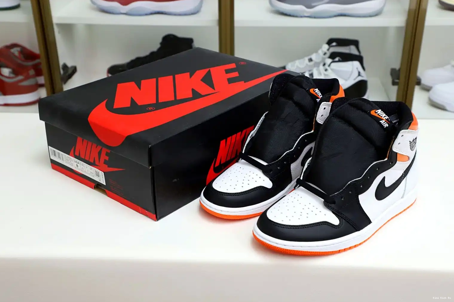Retro Kimikick 1 Jordan Orange' OG High Air Electro 0820